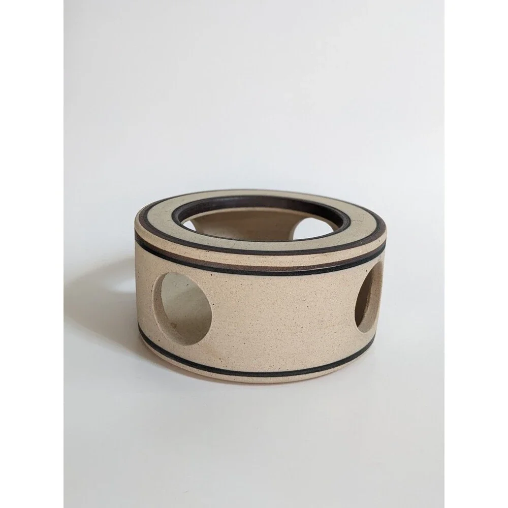 Vintage Hanne Stentøj Denmark Stoneware Candle Warmer Danish Modern MCM Pottery‎